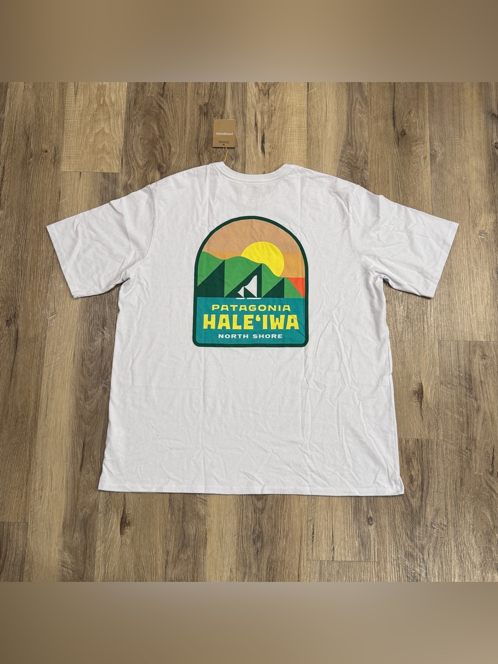 Patagonia White Hale'iwa North Shore Graphic Tee